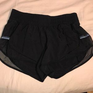 lulu lemon athletica black shorts